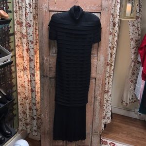 Gianni Versace , vintage, black couture gown.